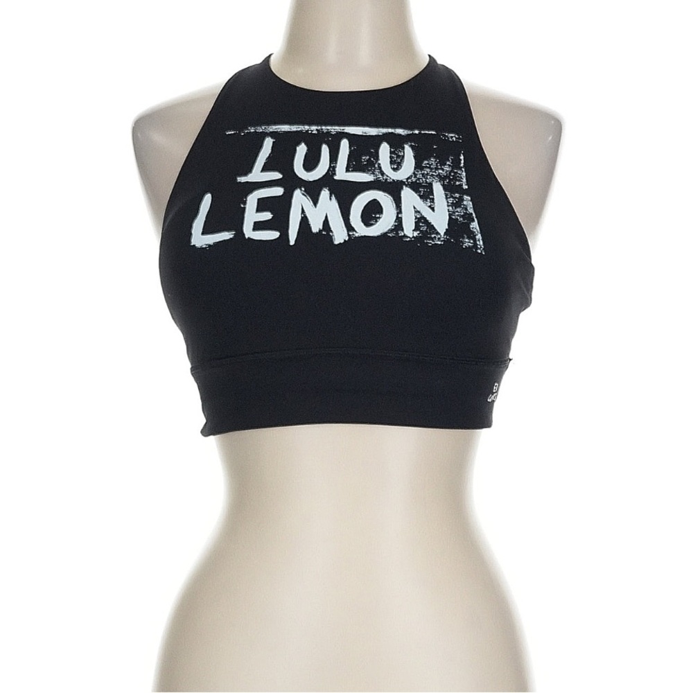 Lululemon X Ed Curtis 10 longline limited LE sports bra athletic running top EUC